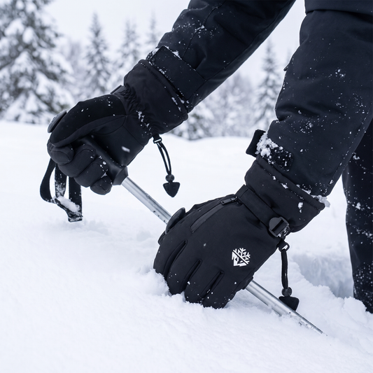 Skihandschuhe wasserdicht - Touchscreen - mit Handschlaufe