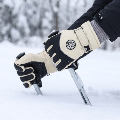 Skihandschuhe Herren - dick gefüttert - Touchscreen - E-Bike