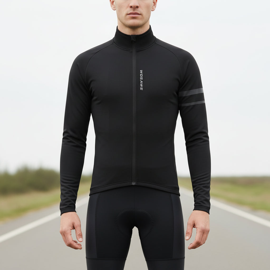 Fahrradjacke Herren Winter - Slim Fit - winddicht - wasserabweisend