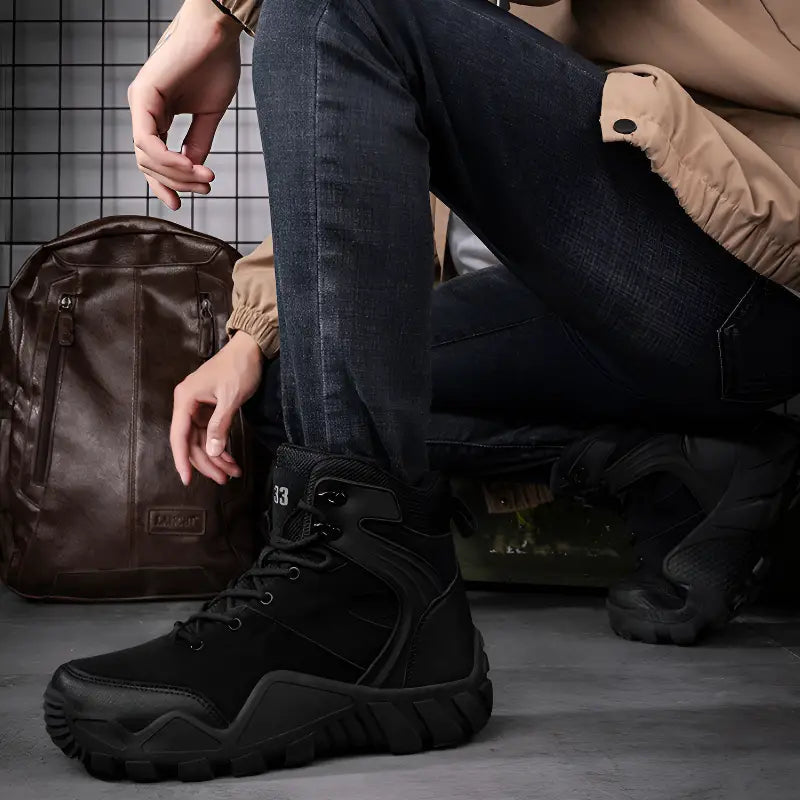 Militärstiefel Herren Leicht - Knöchelstütze - Grobstollenprofil