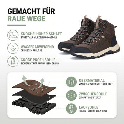 Wanderschuhe Damen & Herren - Knöchelhoch - Wasserabweisend