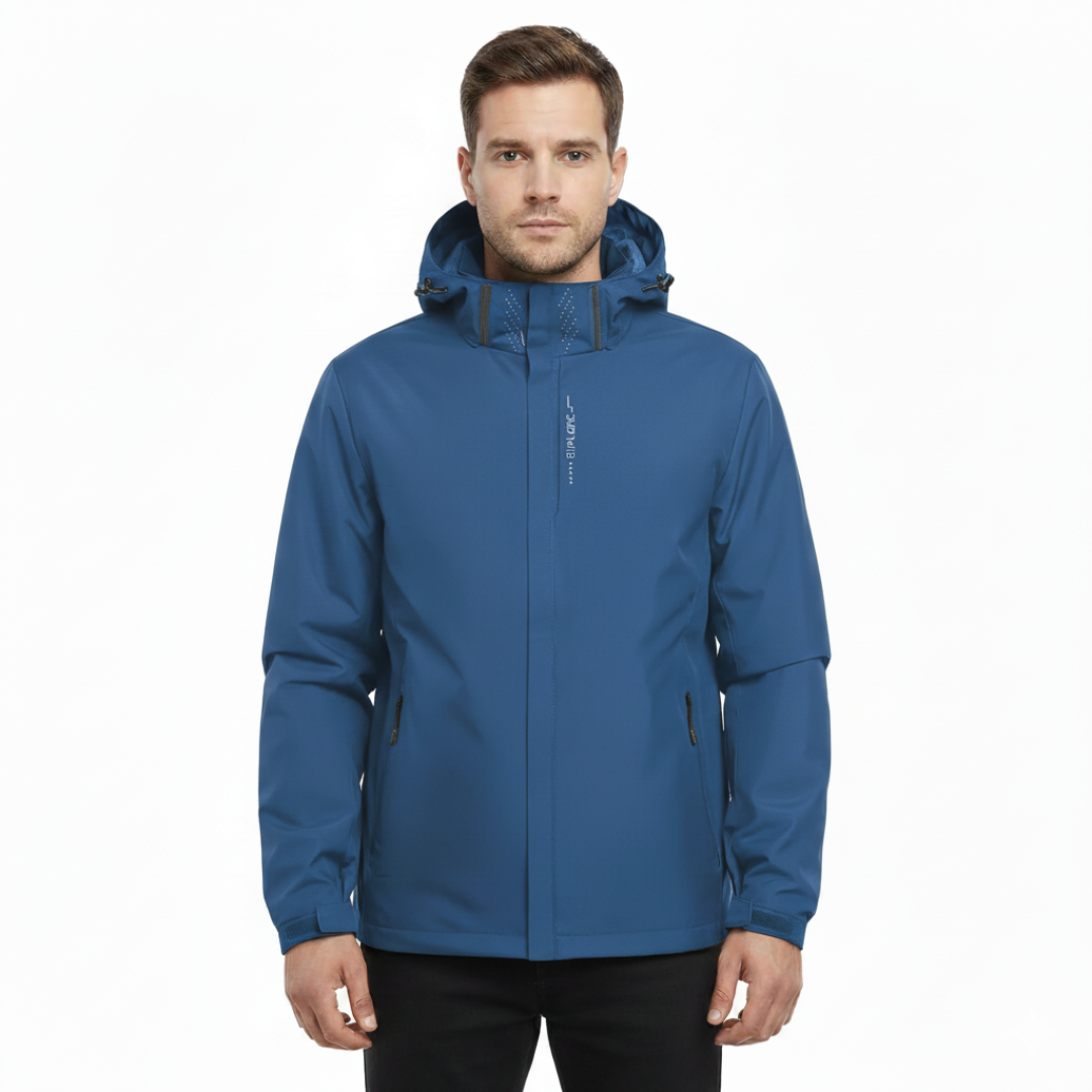 Übergangsjacke Herren Wasserdicht - Regenjacke mit Kapuze