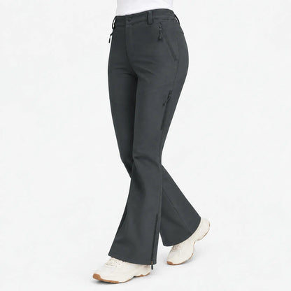 Thermohose Damen Softshell Grau
