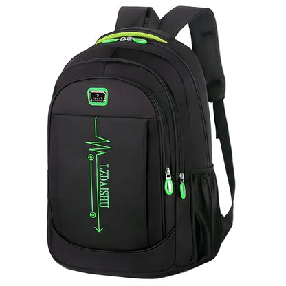 Schulrucksack für Jugendliche - Canvas - 5 Taschen