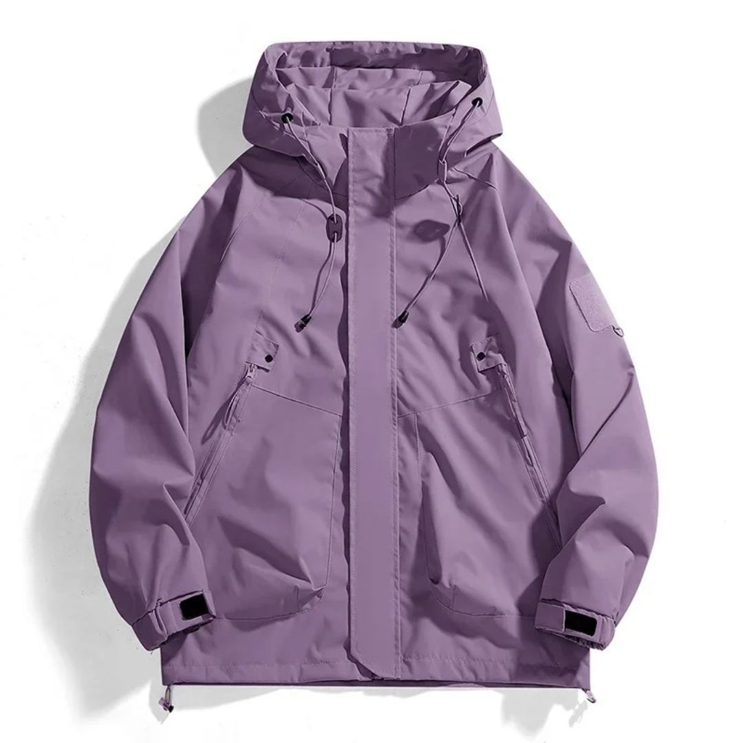 Windbreaker Unisex Wasserdicht - Übergangsjacke mit Kapuze, 5 Farben