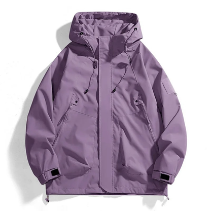 Windbreaker Unisex Wasserdicht - Übergangsjacke mit Kapuze, 5 Farben