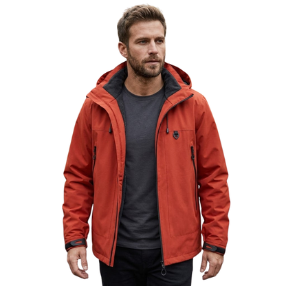 Wanderjacke Herren - Wasserdicht 5.000 mm - Fest sitzende Kapuze
