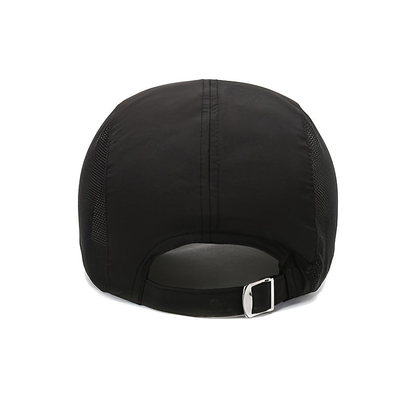 Herren-Sportcap mit Schirm - Schnelltrocknend - Mesh-Panels