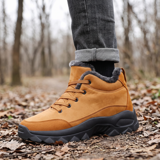 Winterstiefel Herren cognac