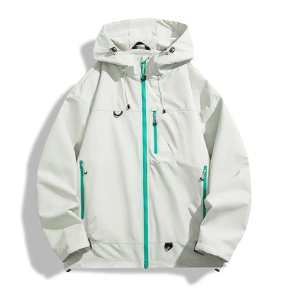 Regenjacke Unisex - Wasserdicht & Winddicht - Verstellbare Kapuze