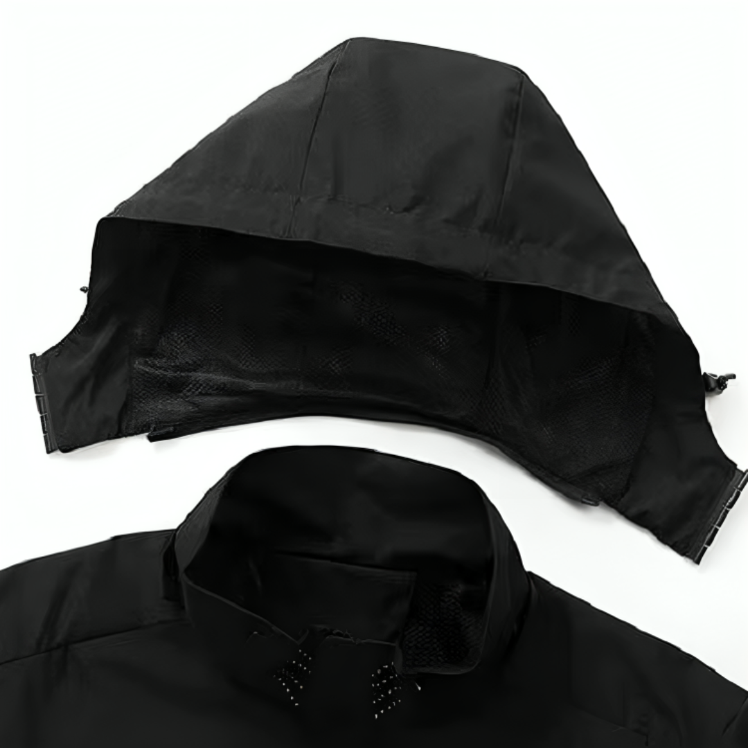 Übergangsjacke Herren Wasserdicht - Regenjacke mit Kapuze
