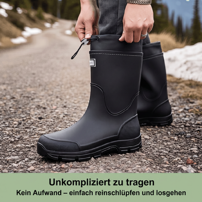 Gummistiefel Damen & Herren - Wasserdicht - Verstellbarer Schaft