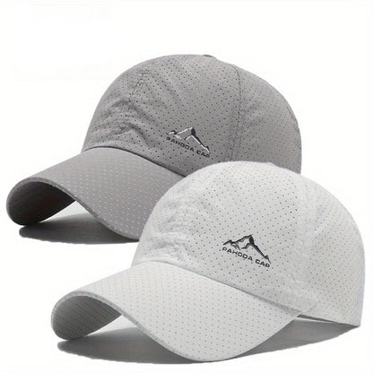 Baseballcaps 2er-Set - Schnelltrocknend - Perforiertes Design