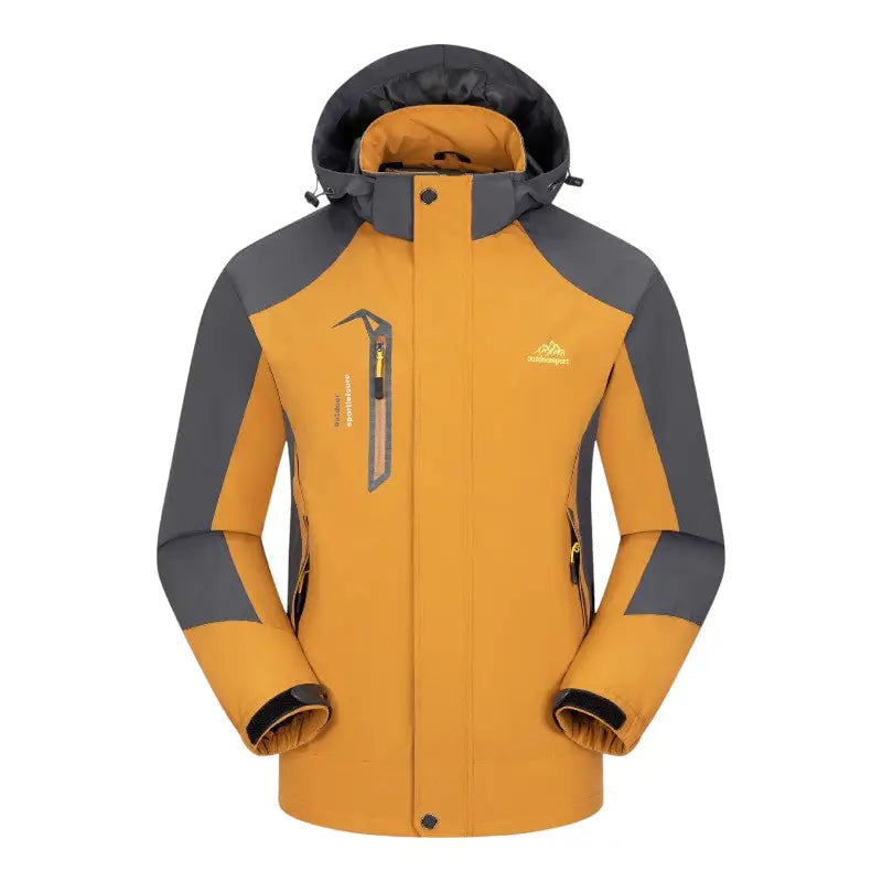 Regenjacke Herren - Wasserabweisend & Winddicht - Abnehmbare Kapuze
