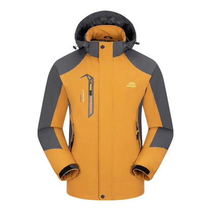 Regenjacke Herren - Wasserabweisend & Winddicht - Abnehmbare Kapuze