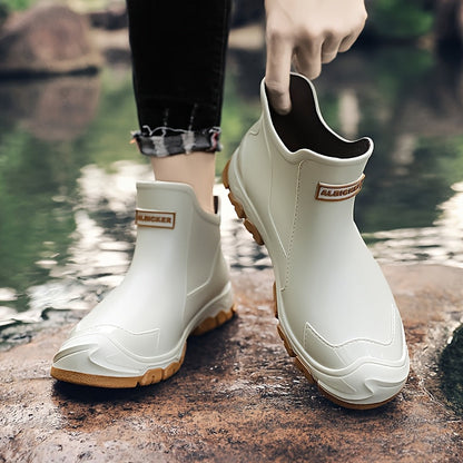 Gummistiefel Damen & Herren - Kurzschaft - Rutschfeste Chelsea Regenstiefel