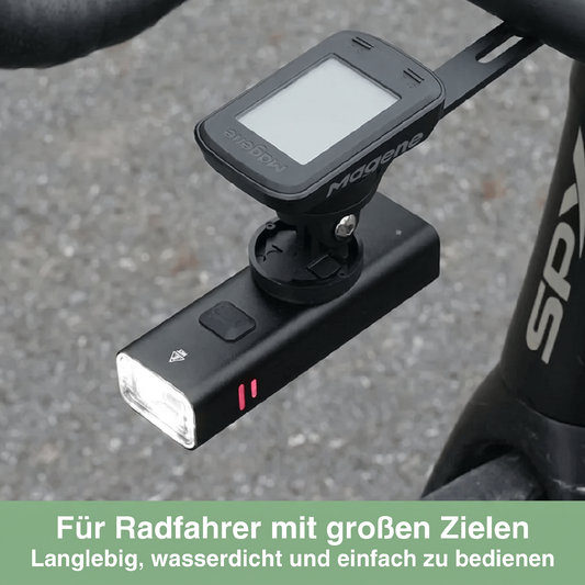 Fahrradlicht Vorne - USB Aufladbar - Bis zu 5 Stunden Licht