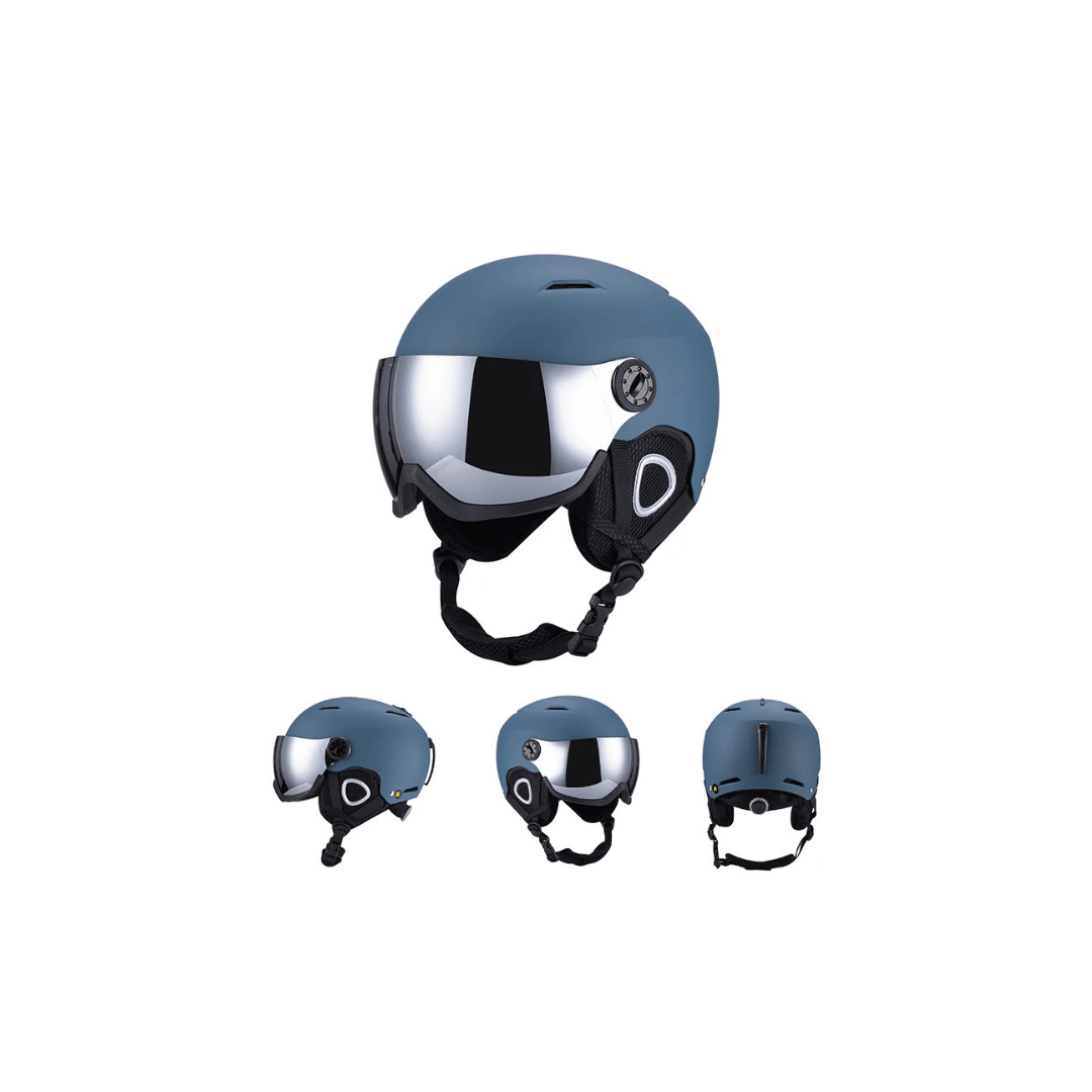 Skihelm mit Visier - ABS-Schale & EPS-Dämpfung - Verstellbar