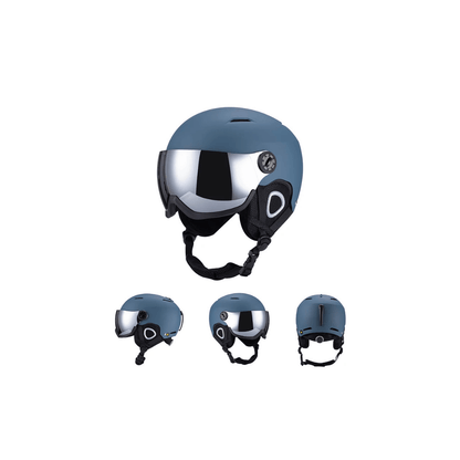 Skihelm mit Visier - ABS-Schale & EPS-Dämpfung - Verstellbar