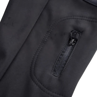 Softshelljacke Herren - Fleecefutter - Taktisches Design mit Kapuze