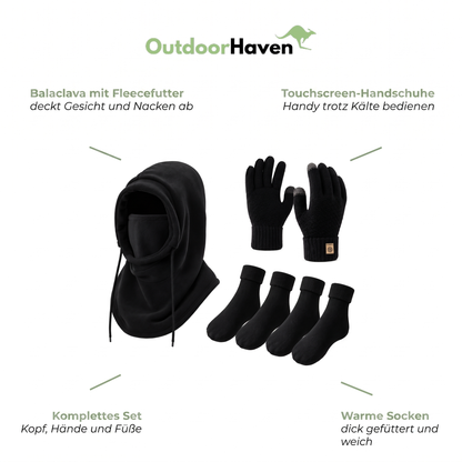 Balaclava – Balaclava, Handschuhe & Socken Set