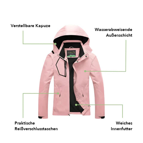 Softshelljacke Damen - Wasserdicht & Winddicht - Outdoor