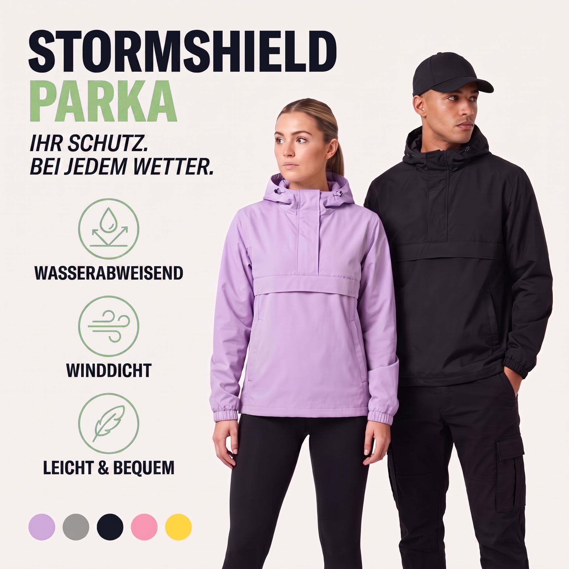 regenjacke damen - Infografik