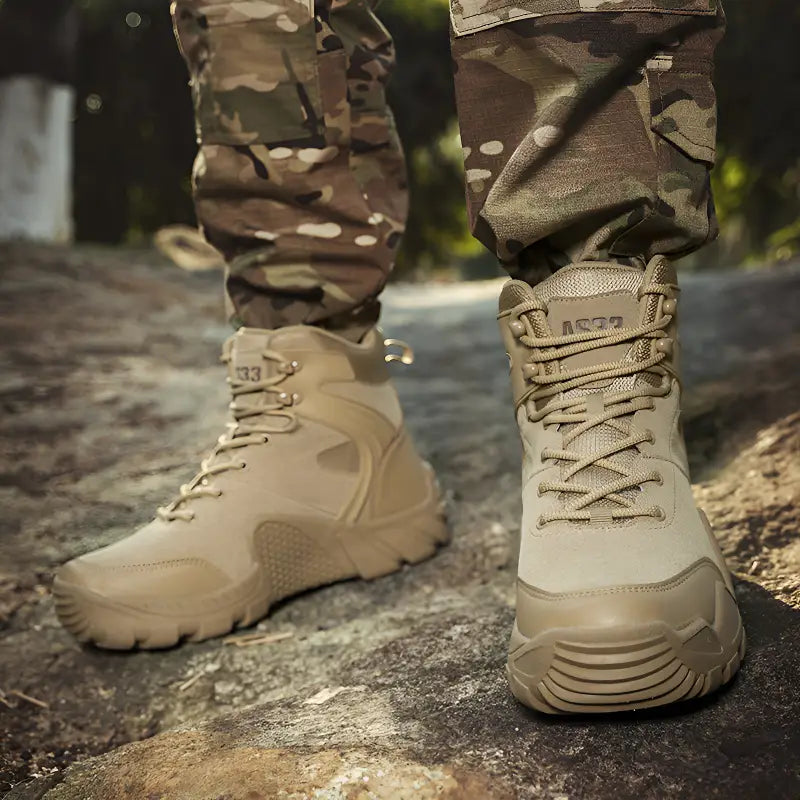 Militärstiefel Herren Leicht - Knöchelstütze - Grobstollenprofil