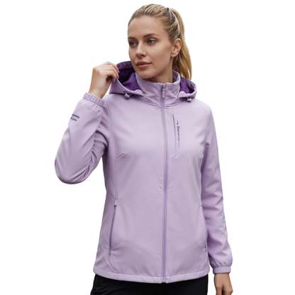 Übergangsjacke Damen Softshell - Fleecefutter - Winddicht