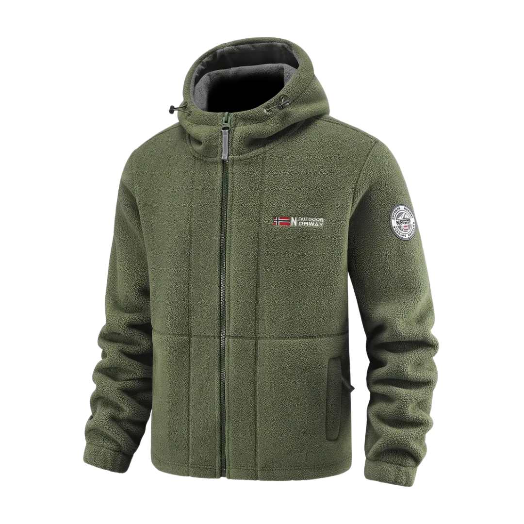 Fleecejacke Herren - Winddicht & Atmungsaktiv - Stehkragen