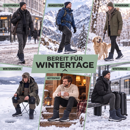Winterstiefel Herren im Alltag: Stadt, Wandern, Hunderunde, Angeln, Hütte, Reise