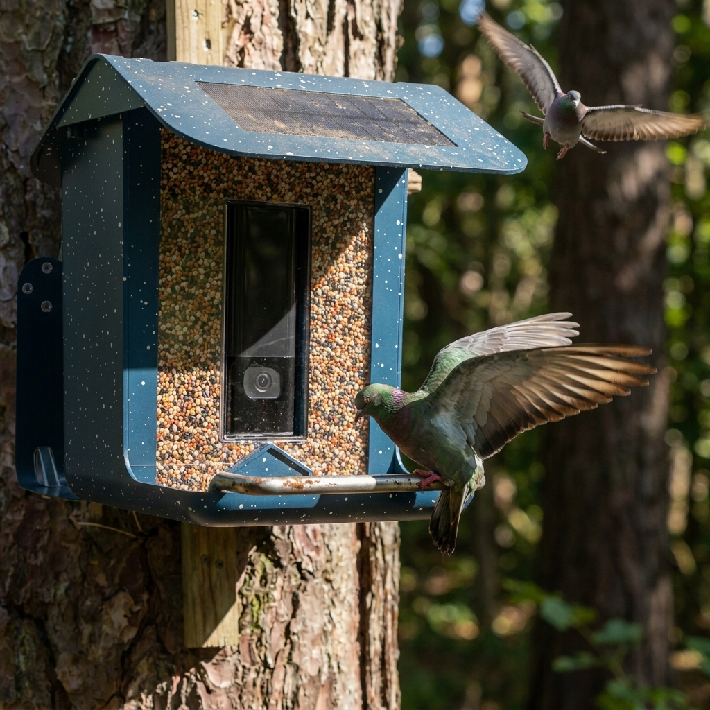 Intelligente Kamera-Vogelfutterstation - Fernsteuerung per App - Vogelhaus