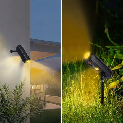 Solar Gartenleuchte - LED Außenstrahler - Wasserdicht IP65