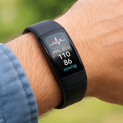 Smartwatch mit EKG, Blutdruck- & Schlaftracking – HealthBand