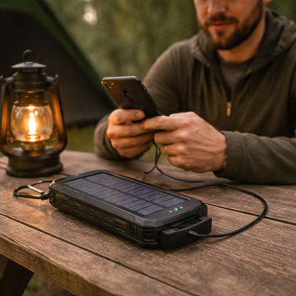 Solar-Powerbank 20000 mAh - Dual-Ausgang