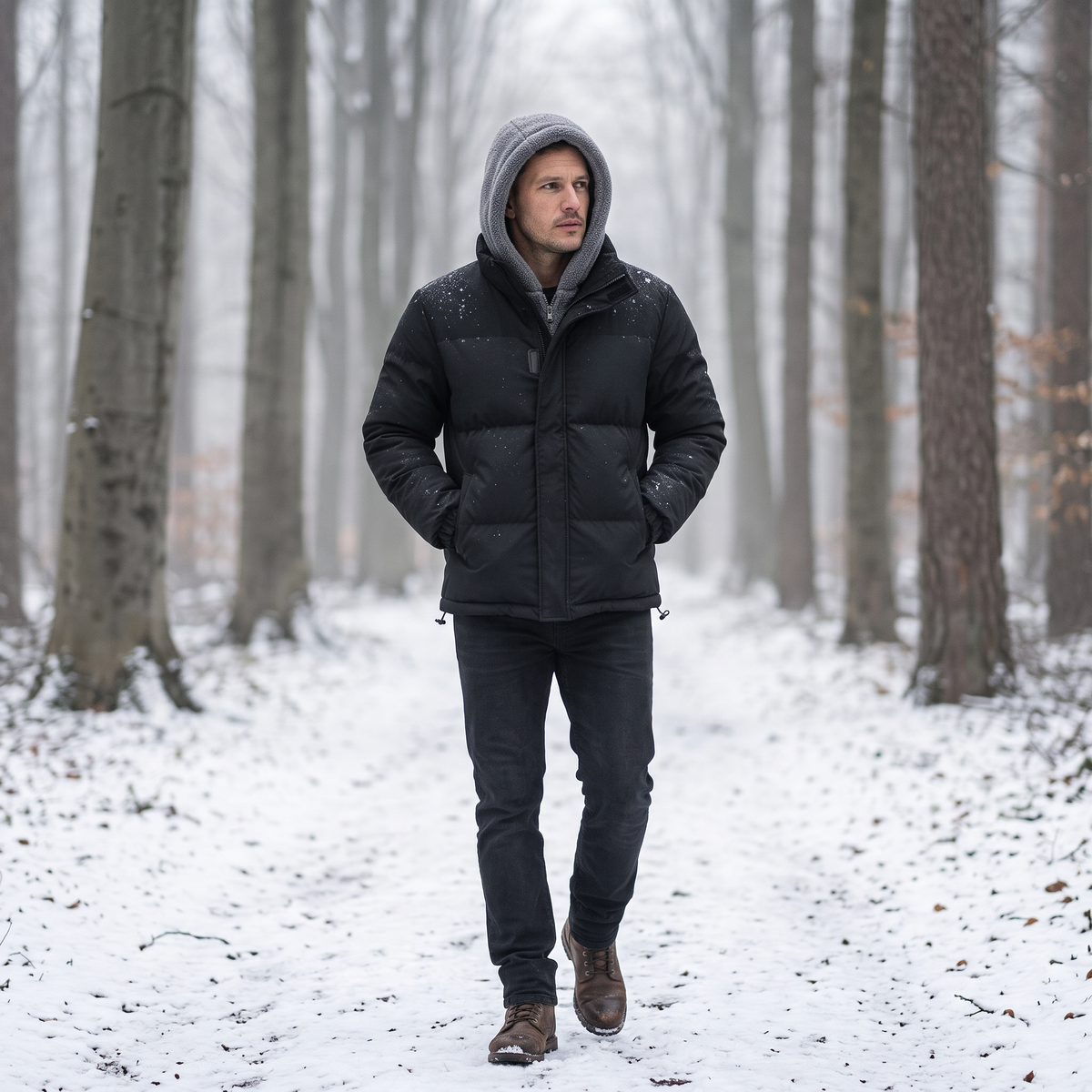 Winterjacke Herren – Im Einsatz draußen