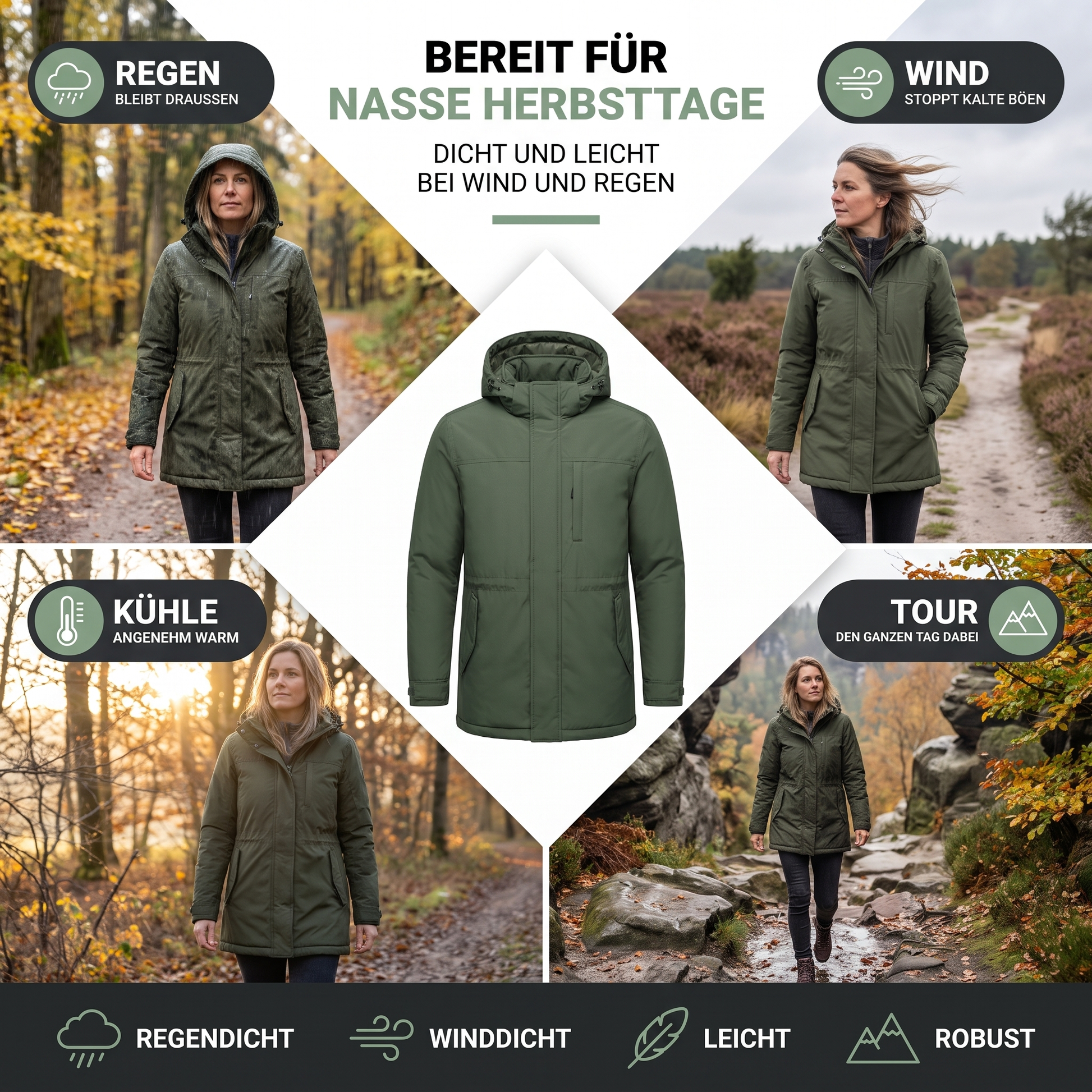 3-in-1 Jacke Herren – Übersicht der Eigenschaften