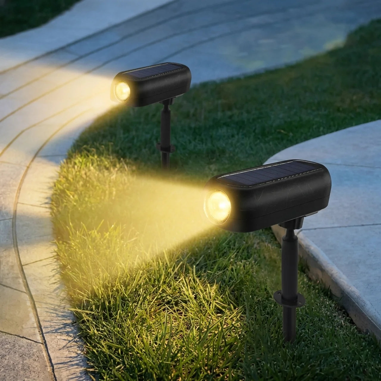 Solar Gartenleuchte - LED Außenstrahler - Wasserdicht IP65