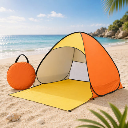 Pop-Up Strandmuschel - UV-Schutz 50+ - Aufbau in Sekunden