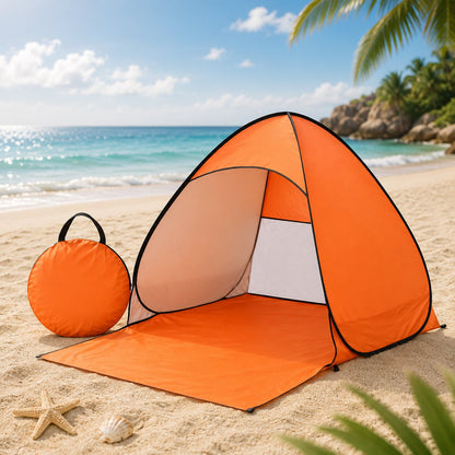 Pop-Up Strandmuschel - UV-Schutz 50+ - Aufbau in Sekunden
