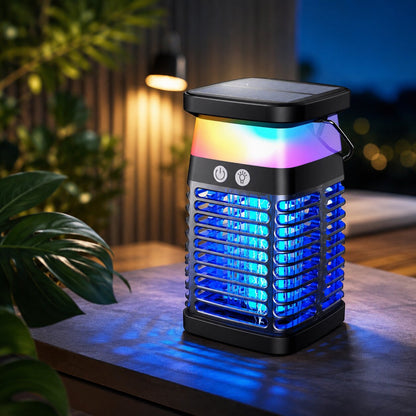 Solar Mückenlampe - Insektenvernichter Elektrisch - Camping Laterne