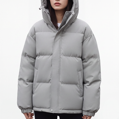 Steppjacke Damen - Wasserdicht & Winddicht - Leichte Winterjacke mit Kapuze