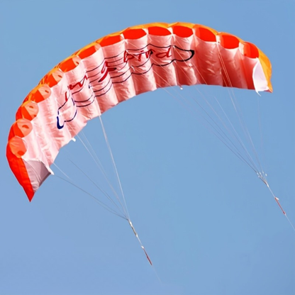 Stunt-Lenkdrachen Set - Parafoil Doppelleiner für Erwachsene