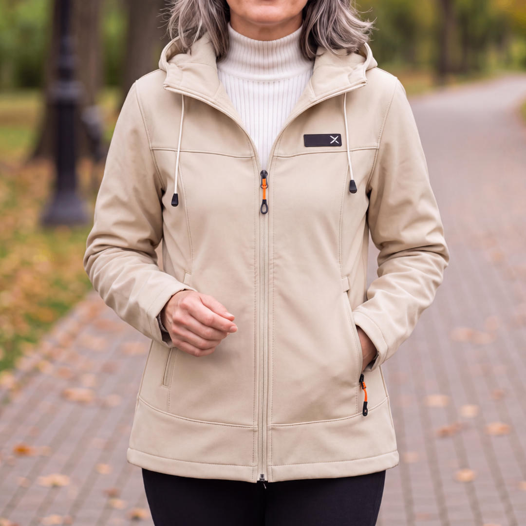 Übergangsjacke Damen - Wasserdicht & Winddicht - Kapuze