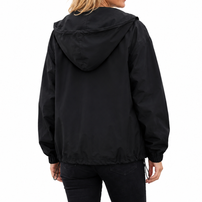 Kapuzenjacke Damen - Wasserdicht & Winddicht - Mit Reißverschluss