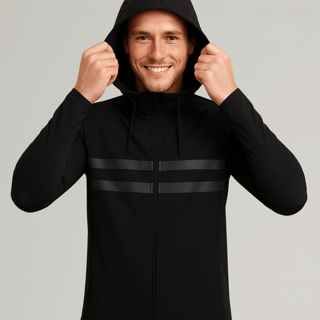 Laufjacke Herren - ultraleicht - reflektierend - faltbar