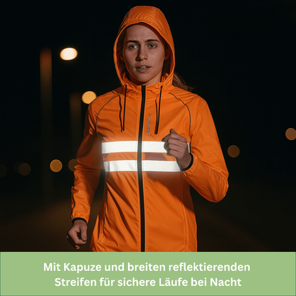 Laufjacke Herren - ultraleicht - reflektierend - faltbar