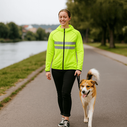 Laufjacke Herren - ultraleicht - reflektierend - faltbar