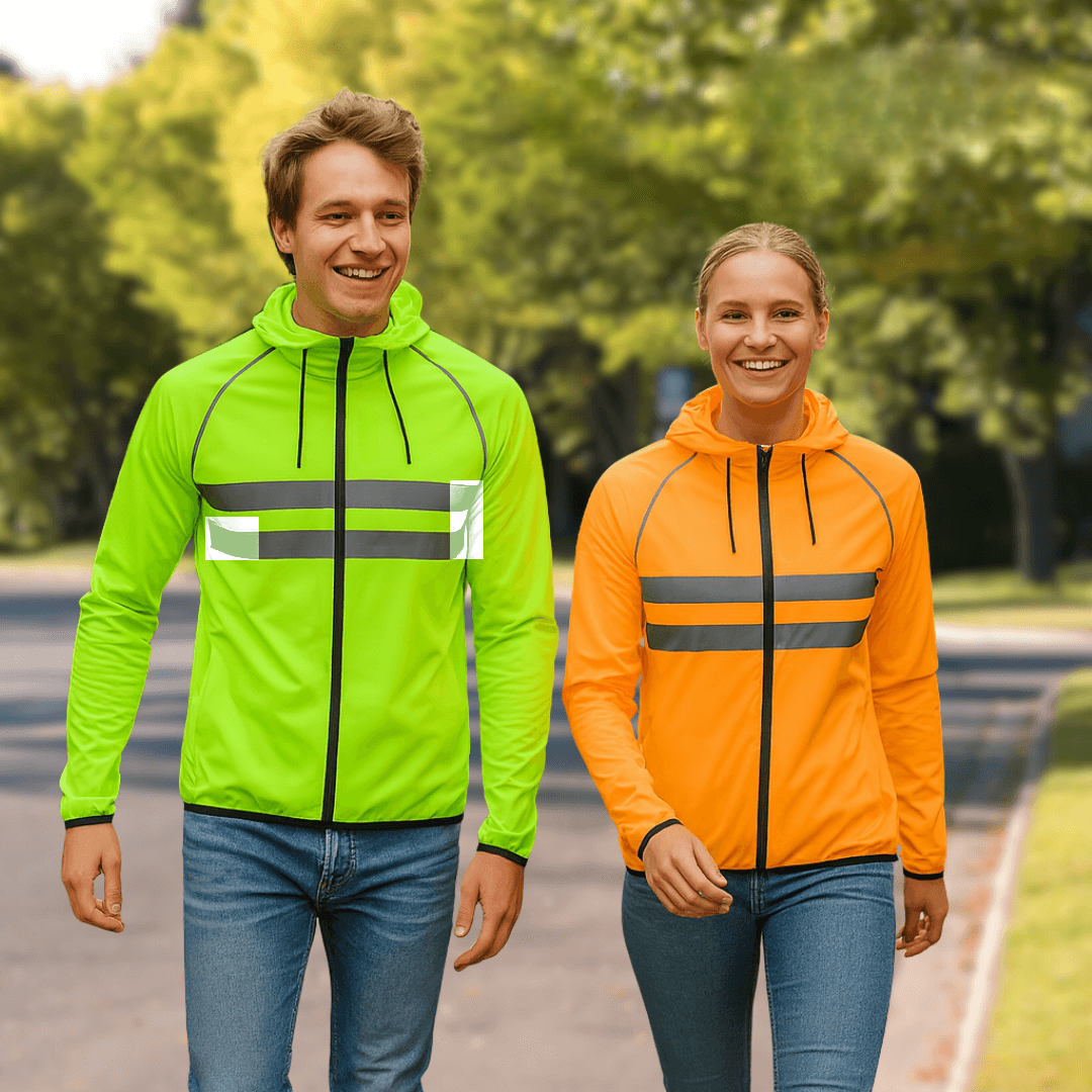 Laufjacke Herren - ultraleicht - reflektierend - faltbar