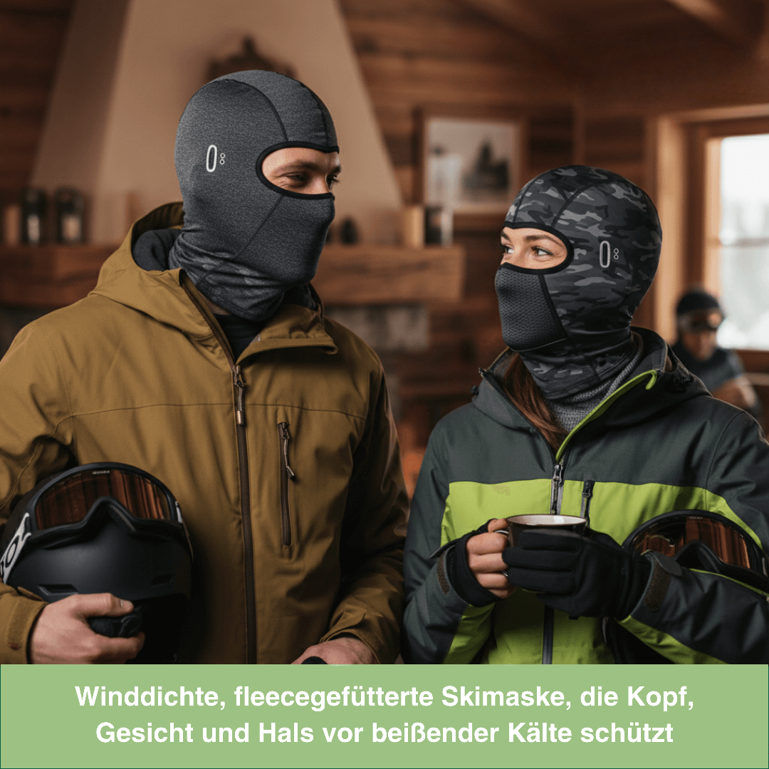 Sturmhaube - winddicht mit Fleecefutter - für Rad und Motorrad